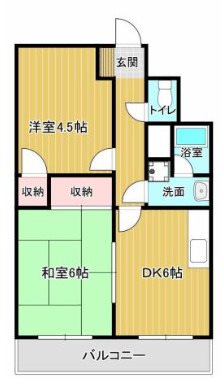 シーガル海老塚 間取り図