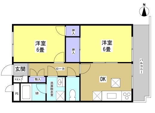 ミラクル西塚 305号室 間取り