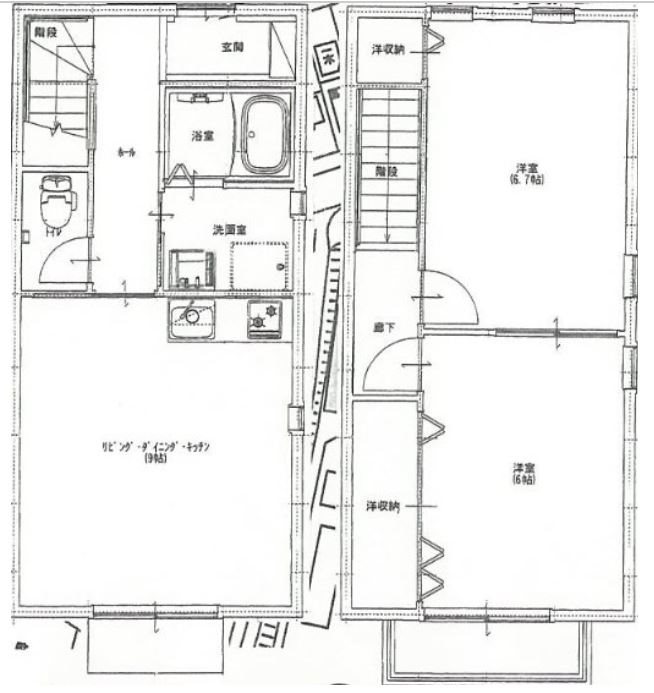 パティオ久米Ｂ 105号室 間取り