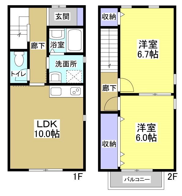 パティオ久米Ｂ 間取り