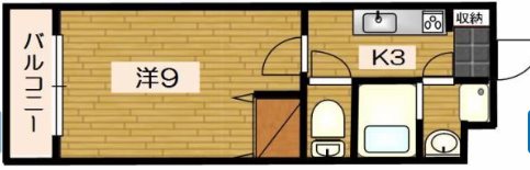 ルースヤハタ 506号室 間取り