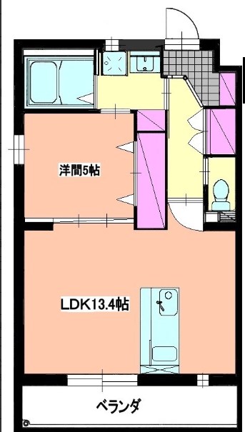 マンションヒカリⅢ 102号室 間取り