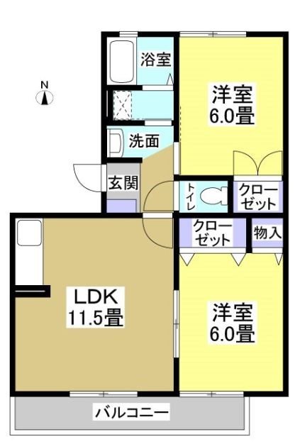 メゾン桂花 間取り図