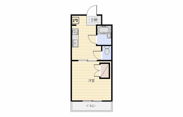 クレーバーマンションⅡ 間取り図