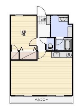 スウィートティファニー 402号室 間取り