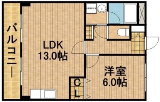 エムケー木戸 207号室 間取り