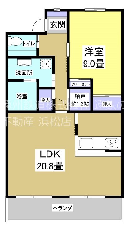 シエスタ海老塚 間取り