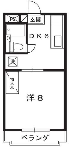 マンションアカンサスⅡ 105号室 間取り