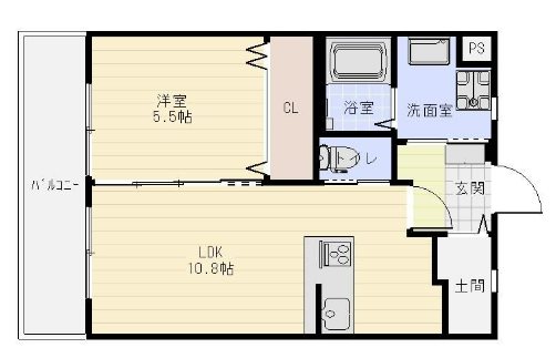 LOOP 103号室 間取り