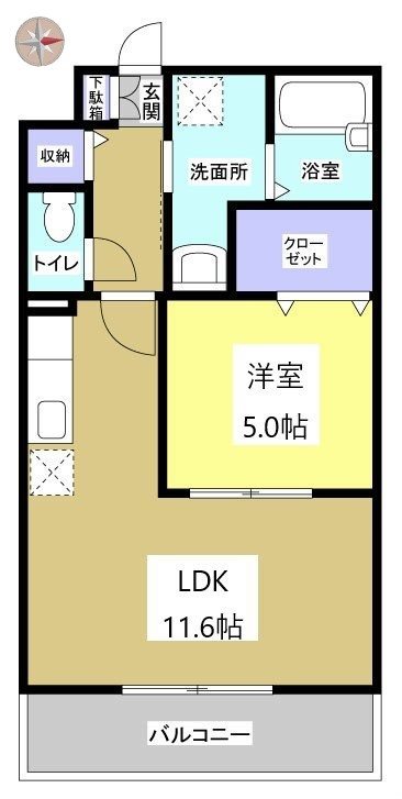 ゼフィールⅡ 間取り図