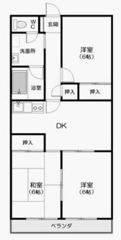 サンハイム和田 間取り図