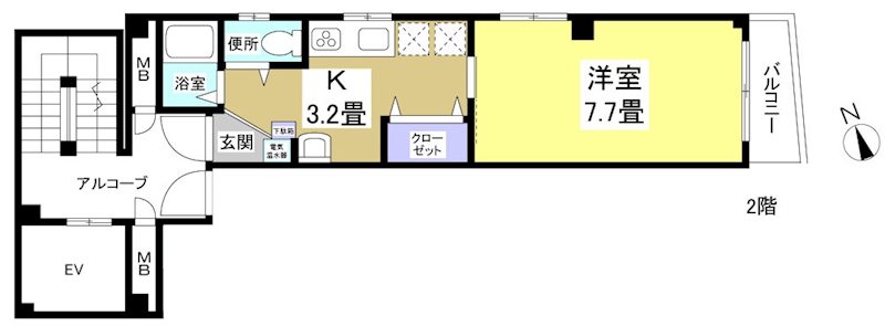 茜館 間取り図