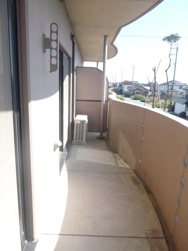 コスモス ベランダ