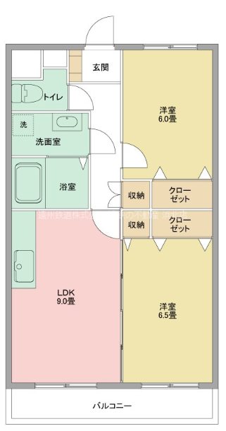 マンションYK2 間取り図