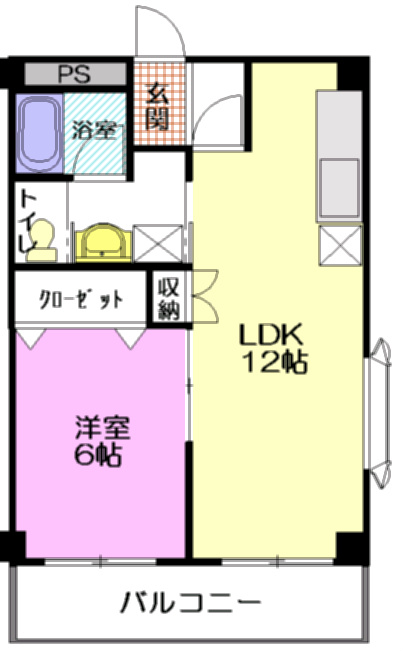 シャトレ弐番館 間取り図