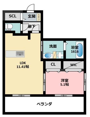 Selene（セレネ） 間取り図