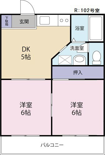 ハイムファンタジー 間取り図