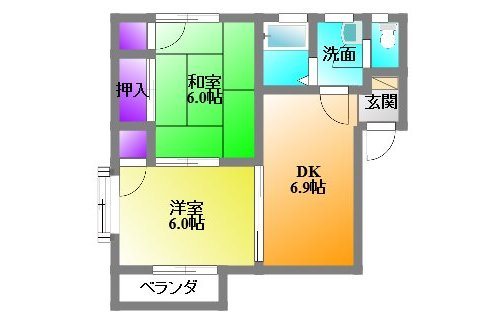 ラベンダーⅠ 間取り