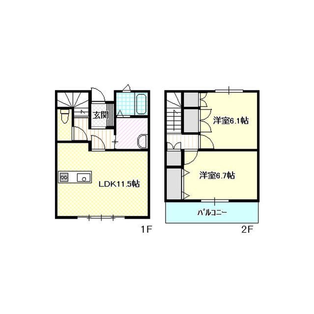 クオーレ(飯田町) 間取り図