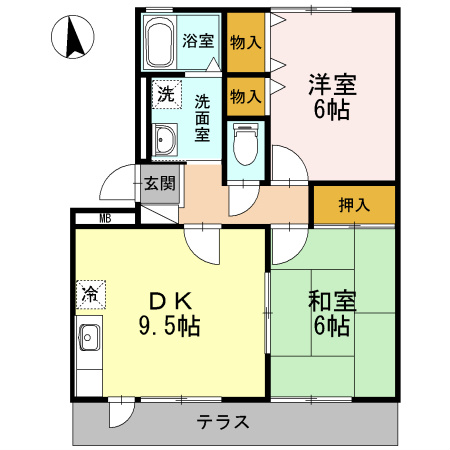 アチチュード 間取り図