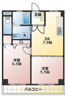 ろうずまろう立野 間取り図