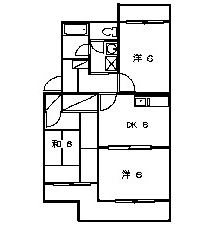 マンションヒカリⅡ 間取り図