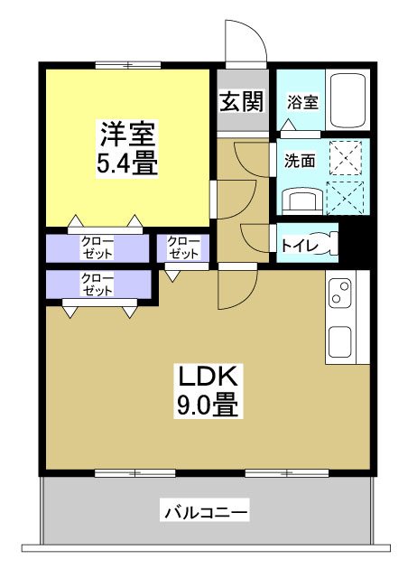 パルティールⅡ 間取り図