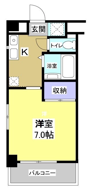 TJハイツ住吉 302号室 間取り