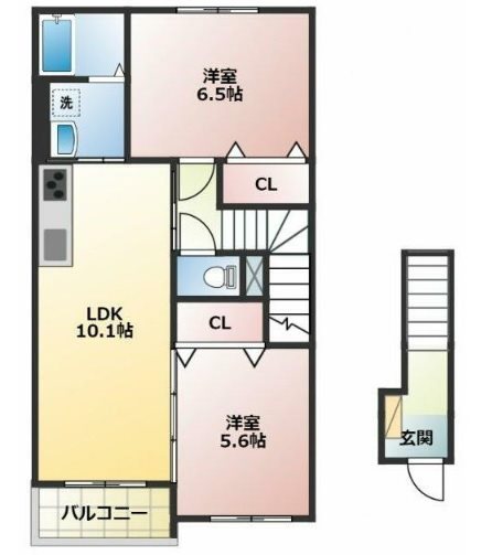 ブリエＵｎ 202号室 間取り