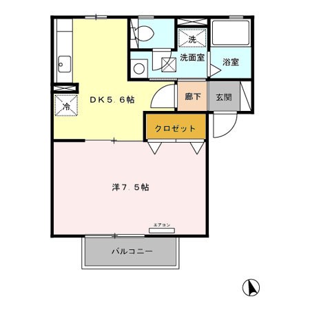 エムロードⅡ 間取り図