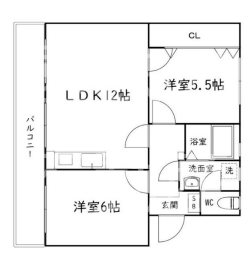 サンライズ柿澤 間取り図