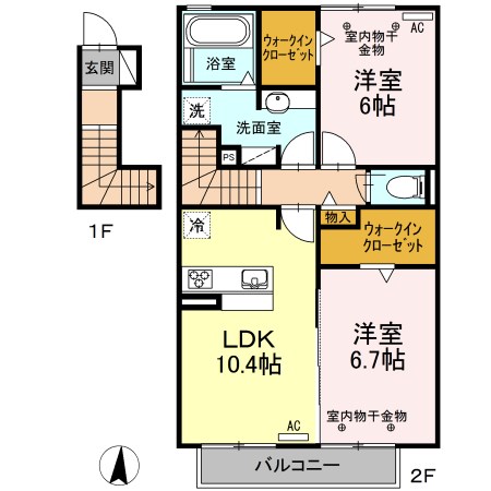 ルーチェソラーレ 間取り図