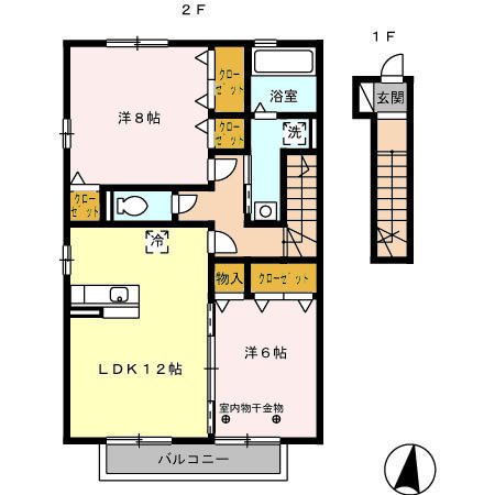 ルボアささがせ　B 間取り