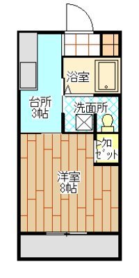 アビタ美吉Ⅲ 間取り図