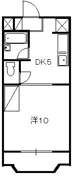 ア・ラ・モードS 間取り図