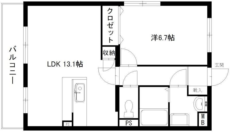 マイネ早出 間取り図