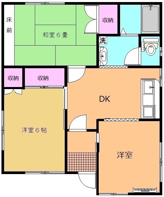 中村借家 間取り図