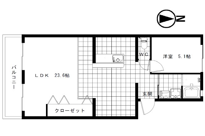 スカイキングⅡplus 間取り図