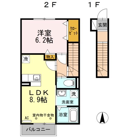 グランドゥール　Ｂ 間取り図