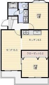 マンションストークⅤ 101号室 間取り