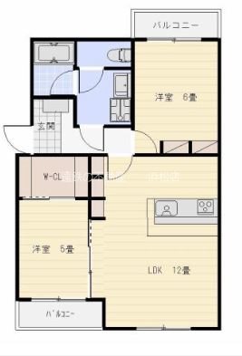 フェニックス 303号室 間取り