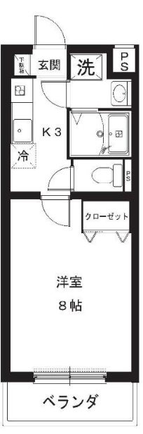 たちばな壱番館 間取り図