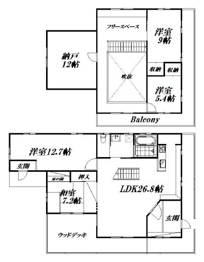 Milky House 間取り