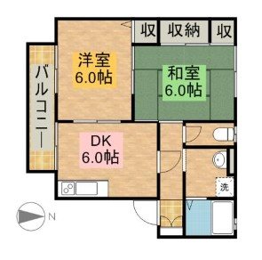 メルヴェーユA 間取り図