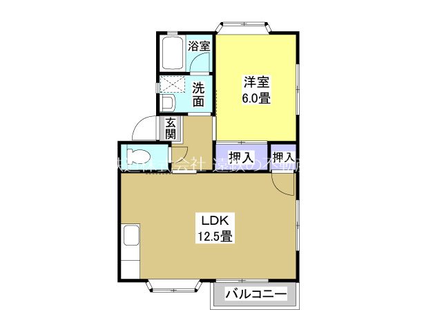 ＥＸＣＥＬ．とあ．Ｂ 101号室 間取り