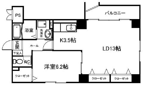 ソルトシティ浜松 間取り図