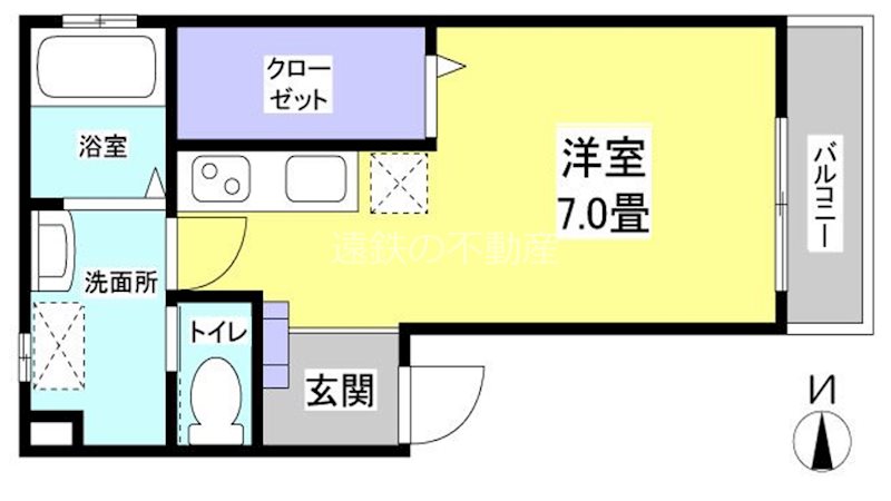 ラテッセＭ 間取り図