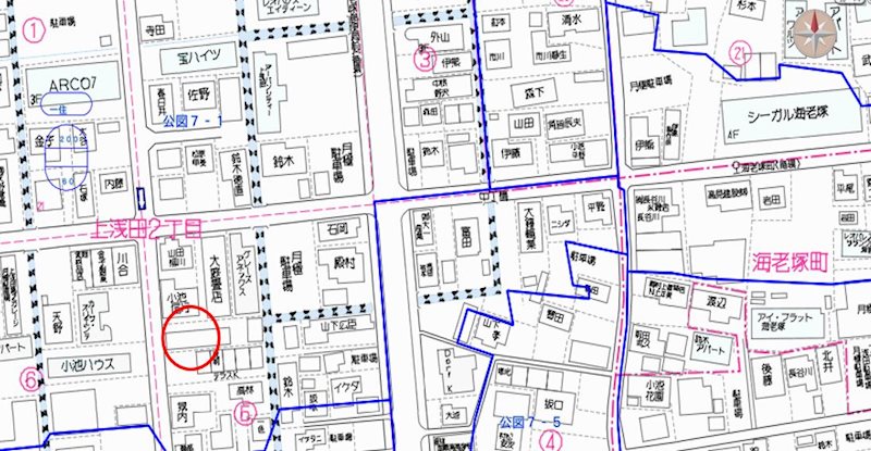 静岡県浜松市中央区上浅田２丁目5-33 地図（共通）