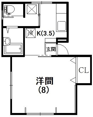 コーポITOⅡ 間取り図