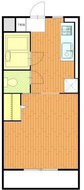 クレストアーク 105号室 間取り